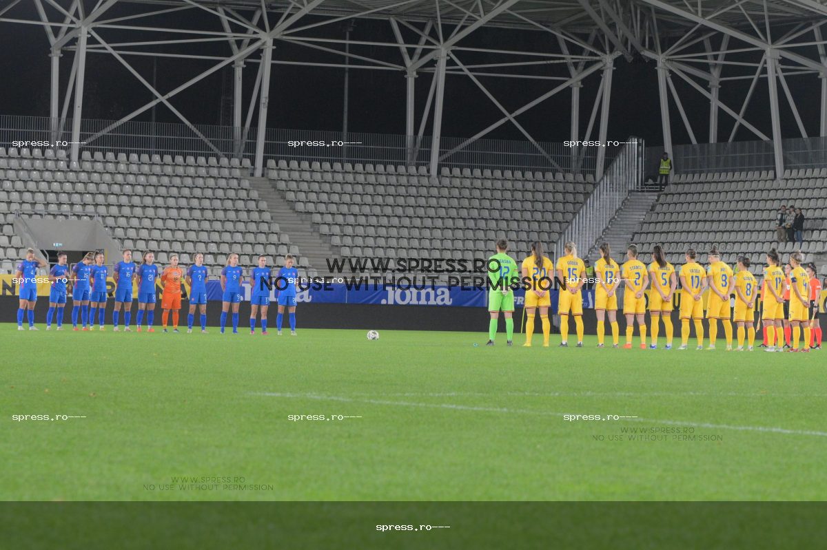 meciul de fotbal dintre Romania si Slovacia din 27.10.2023, contand pentru Women's Uefa Nations League, Bucuresti, Romania — dinamo bucuureesti vs partizan bilgrad — 02 Jan 2012 — arena doi