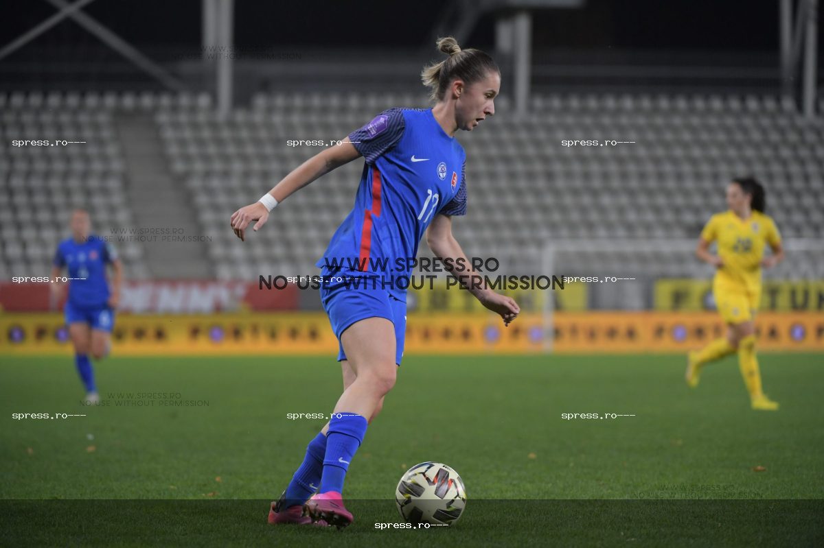 meciul de fotbal dintre Romania si Slovacia din 27.10.2023, contand pentru Women's Uefa Nations League, Bucuresti, Romania — trei vs patru — 12 Dec 2026 — a2