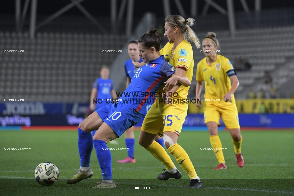 meciul de fotbal dintre Romania si Slovacia din 27.10.2023, contand pentru Women's Uefa Nations League, Bucuresti, Romania — trei vs patru — 12 Dec 2026 — a2