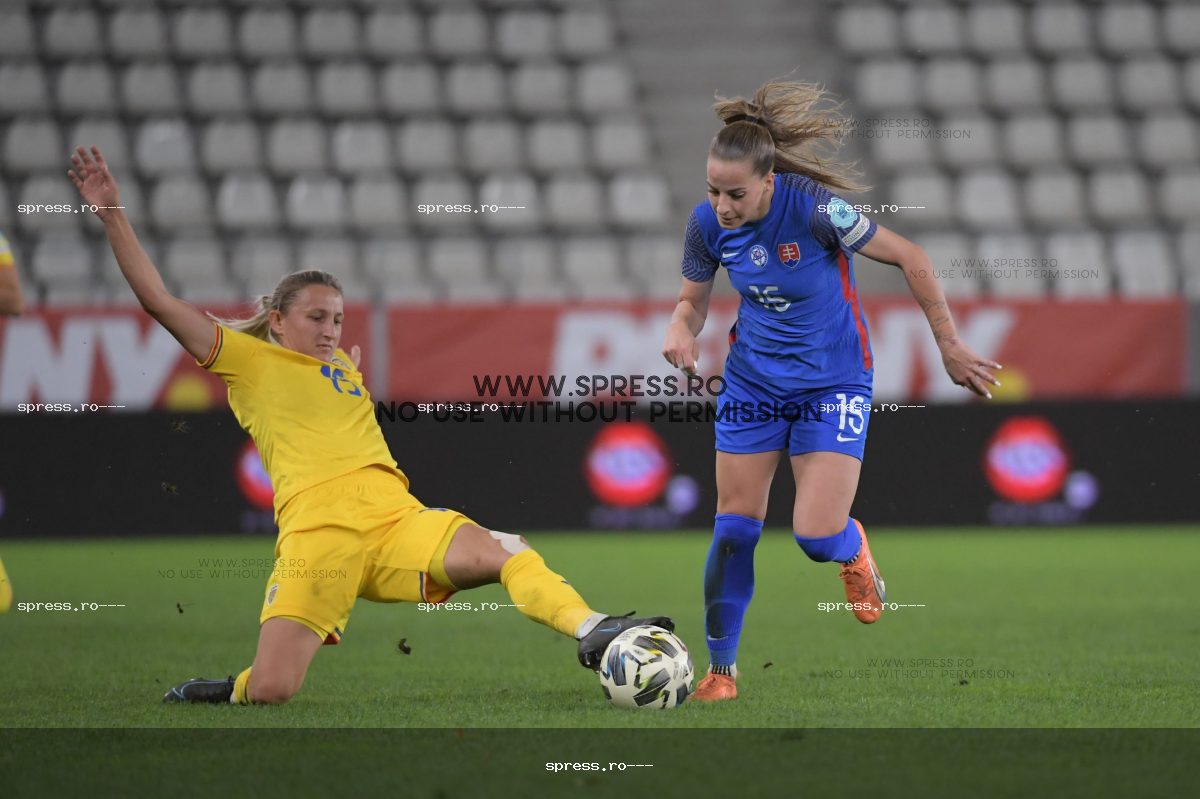 meciul de fotbal dintre Romania si Slovacia din 27.10.2023, contand pentru Women's Uefa Nations League, Bucuresti, Romania — trei vs patru — 12 Dec 2026 — a2